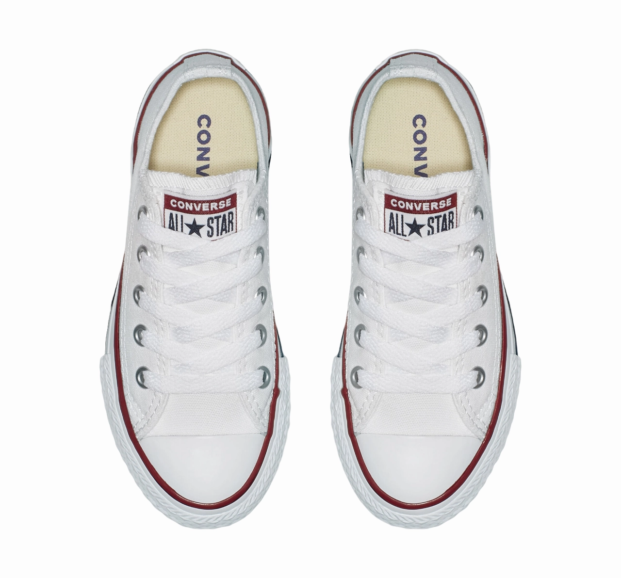 Converse All Star Chuck Taylor Classic Low Ox Junior Tela 3J256C | Sneakers bianca Sneakers Coolway