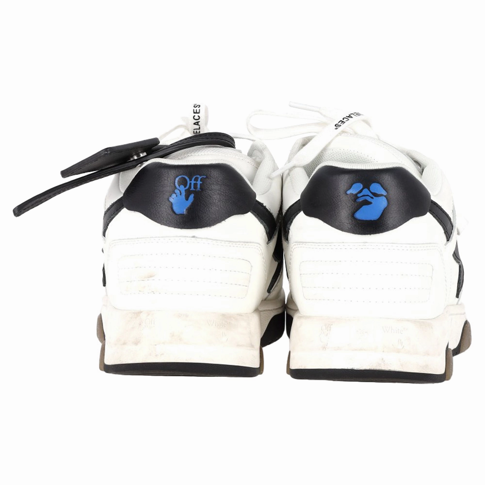 Off-White Out of Office Lace-Up Sneakers in White Leather Sneakers Janesville Wi