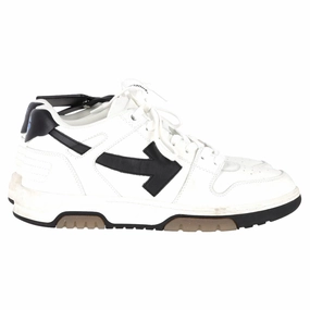 Lagerfeld Sneakers Off-White Out of Office Lace-Up Sneakers in White Leather