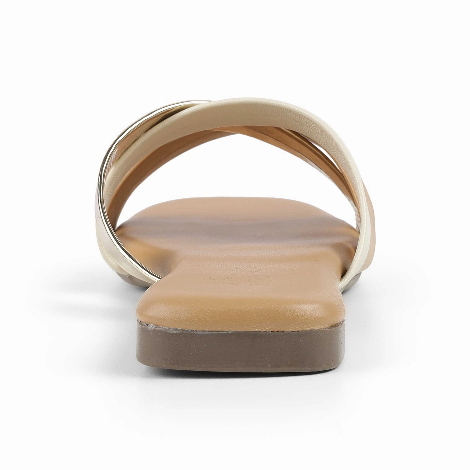 Tresmode Yodo Beige Women's Casual Flats Snakeskin Shoes Flat