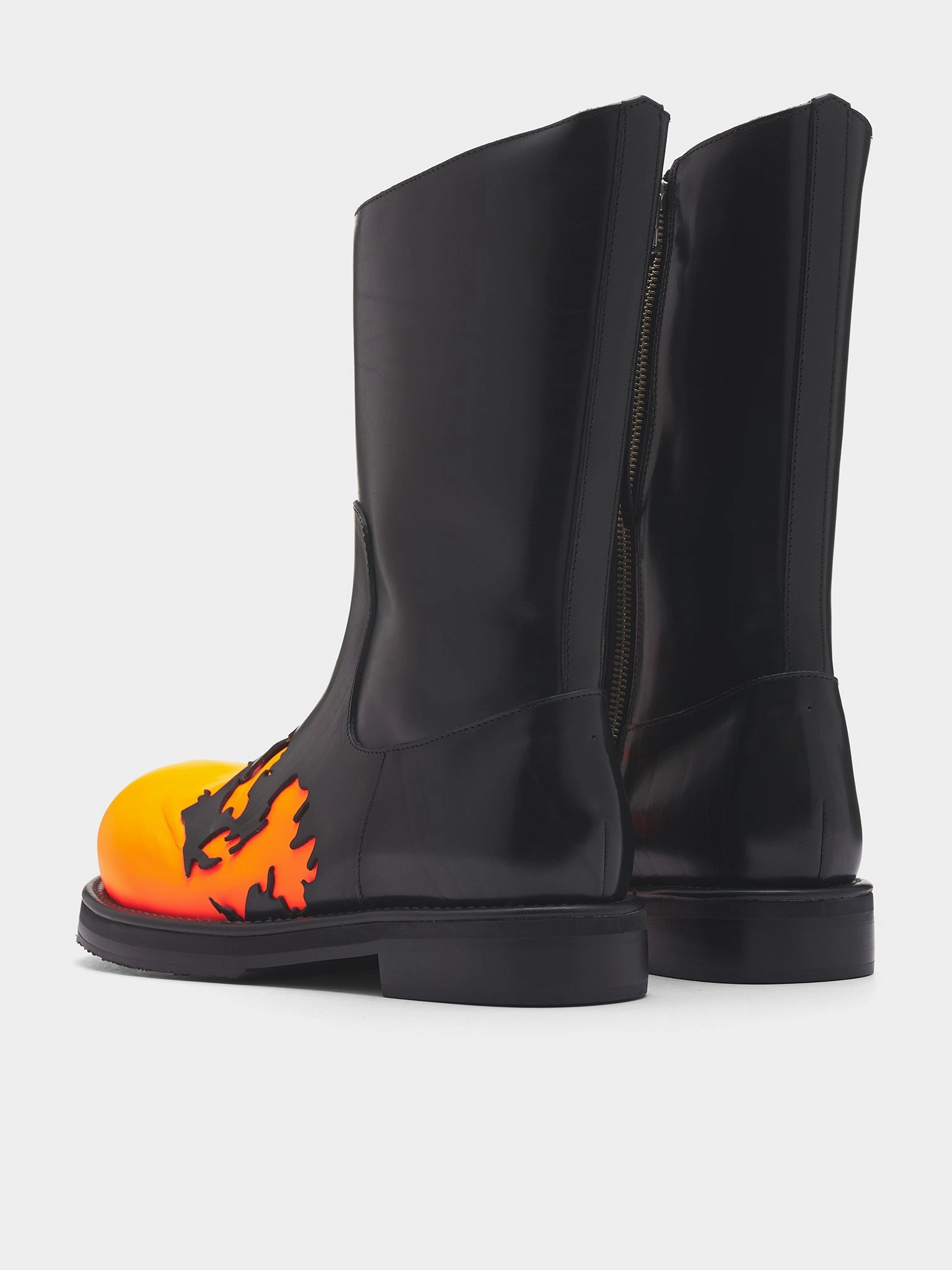 Black Leather Burroughs Layer Boots (BURROUGHS-BLACK) Muddy Boots Farm