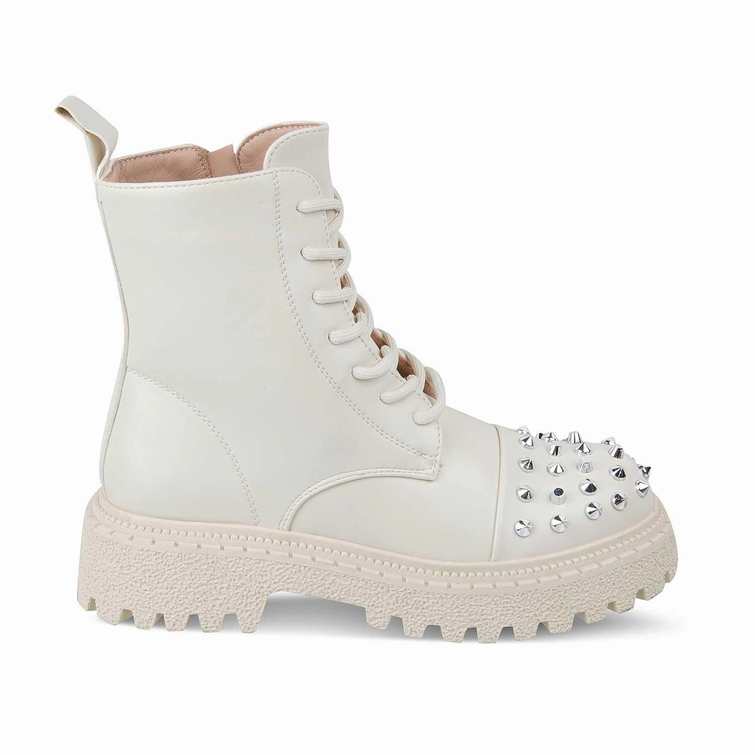 The Forcay Beige Women's Boots Tresmode Boots Leather