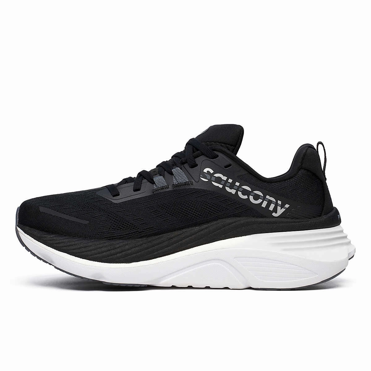 Wide Fitting Running Shoes Men's Saucony Hurricane 24 (Black Carbon)