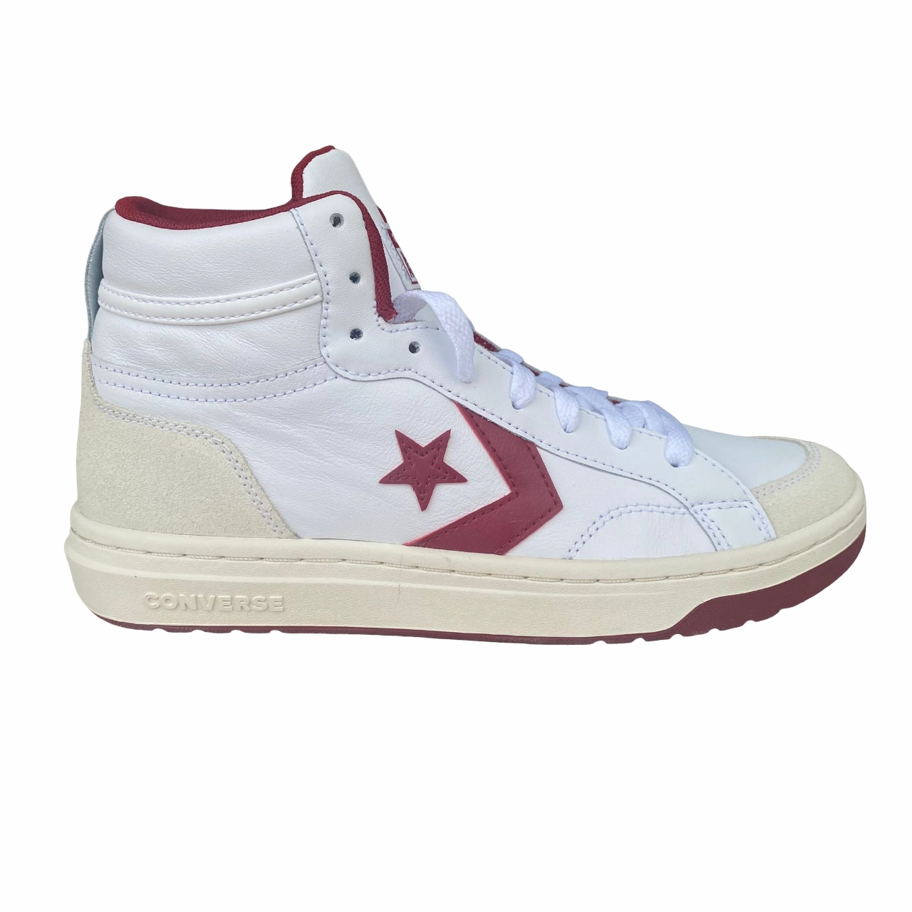 Converse scarpa sneakers alta da uomo Pro Blaze Classic A07098C bianco-nero-mattone Engineering Sneakers