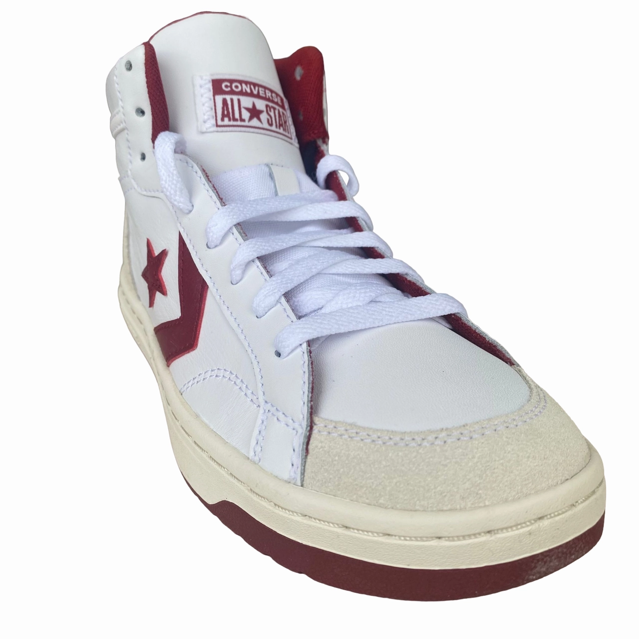 Converse scarpa sneakers alta da uomo Pro Blaze Classic A07098C bianco-nero-mattone Discount Basketball Sneakers