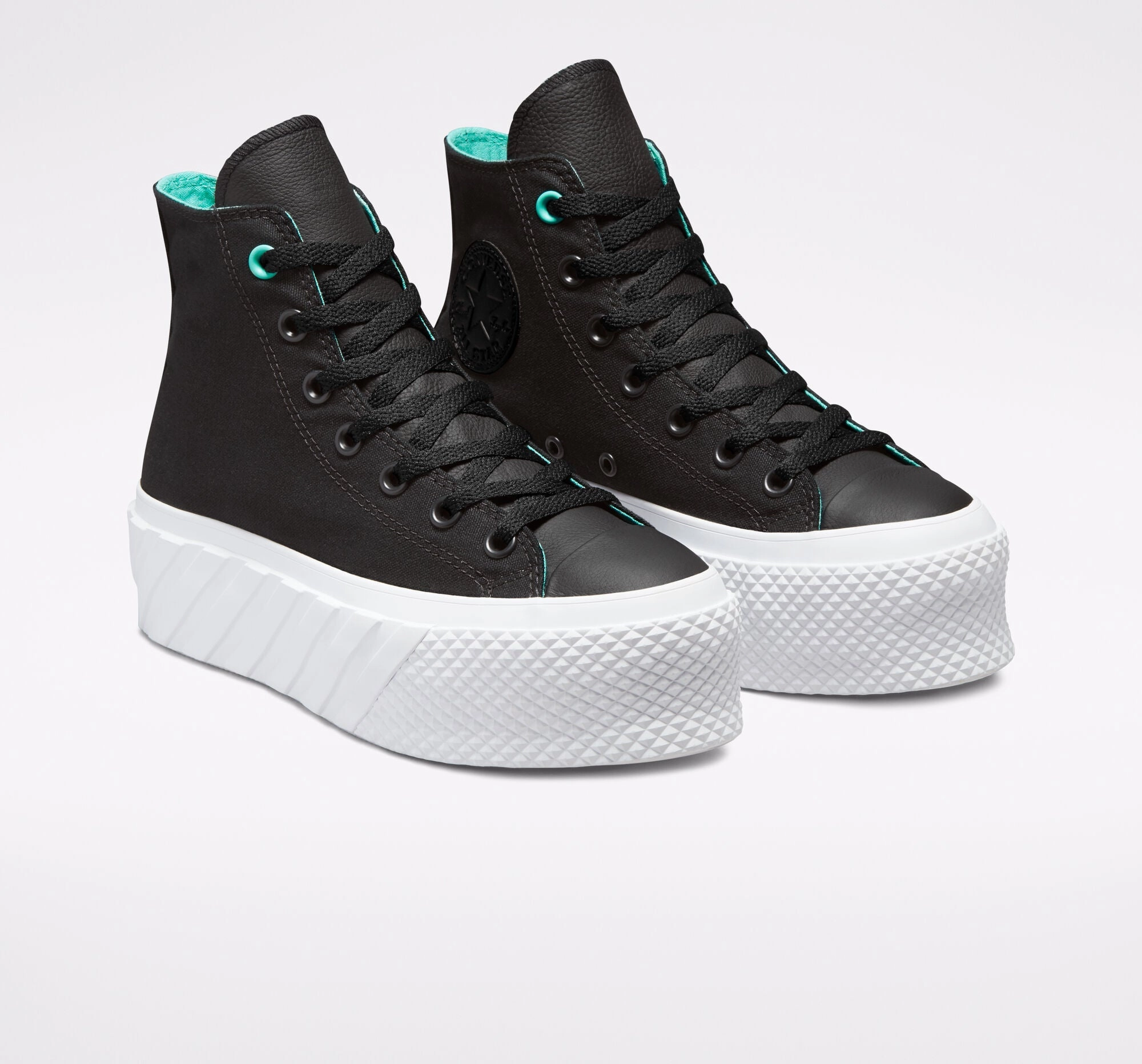 Casual Puma Sneakers Converse scarpa sneakers da donna con zeppa Surface Fusion Lift Chuck Taylor All Star 571675C nero bianco