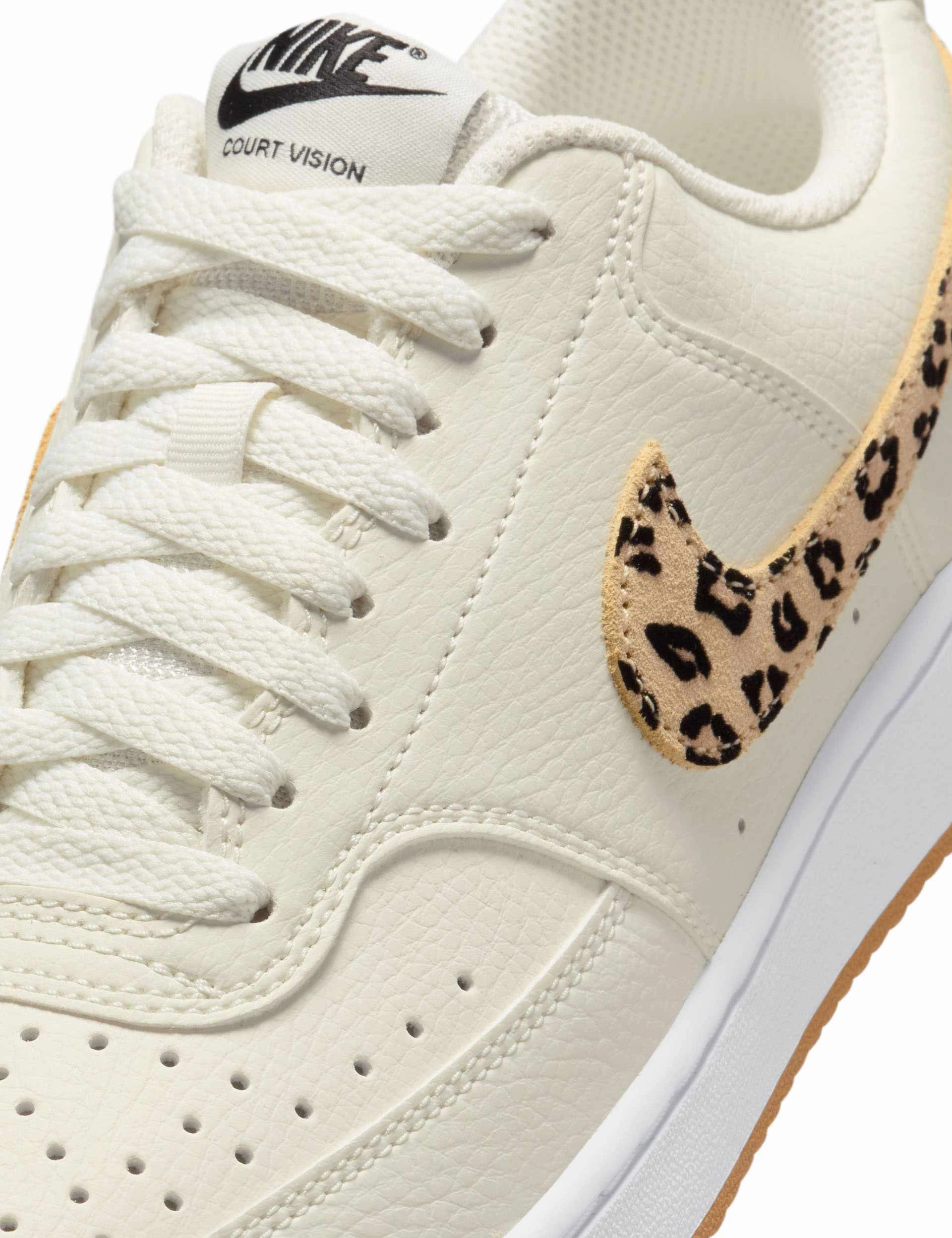 Nike Shoes For Running And Training Court Vision Shoes - Sail/Black/White/Flax