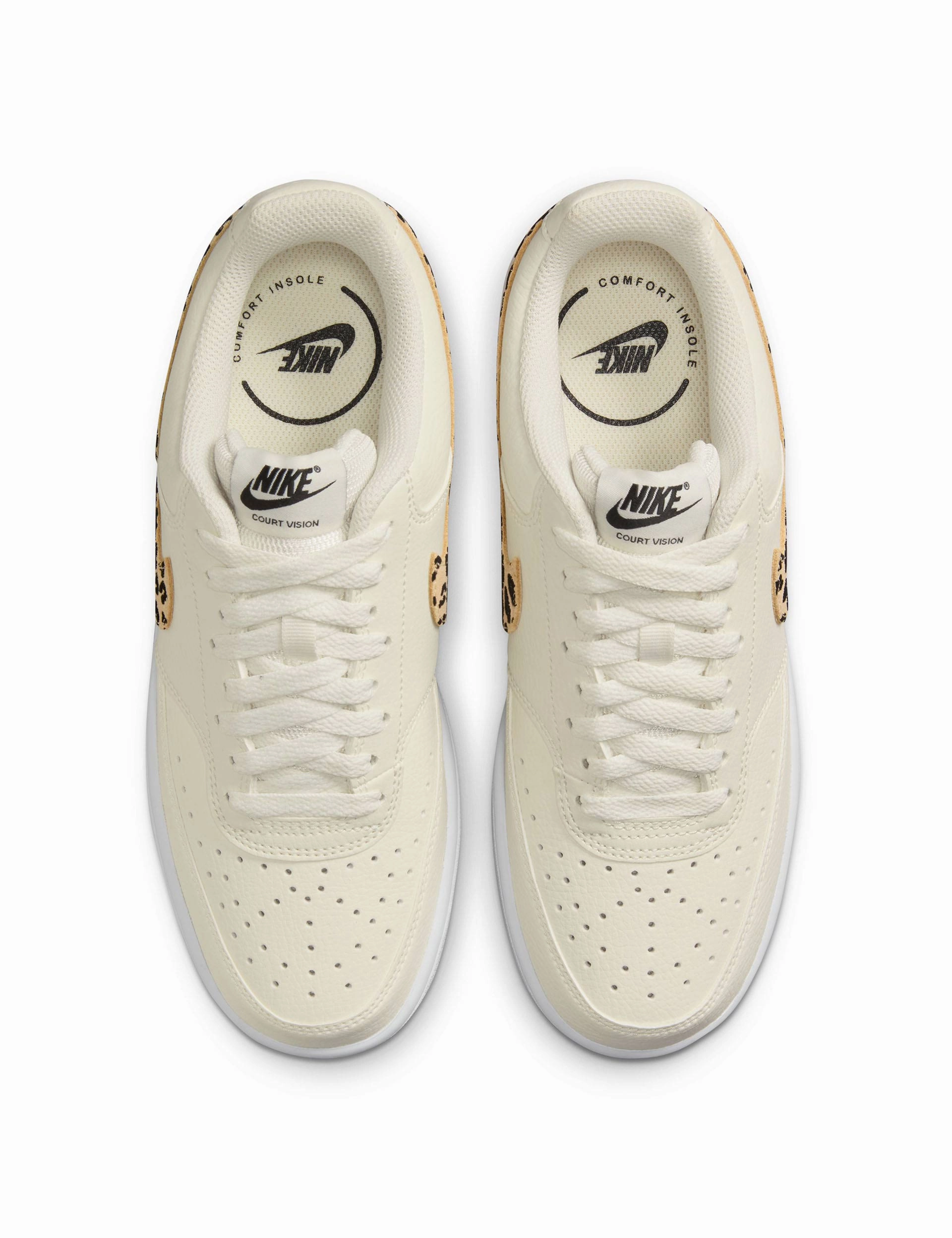 Court Vision Shoes - Sail/Black/White/Flax Nike Shoes Clearance Sale