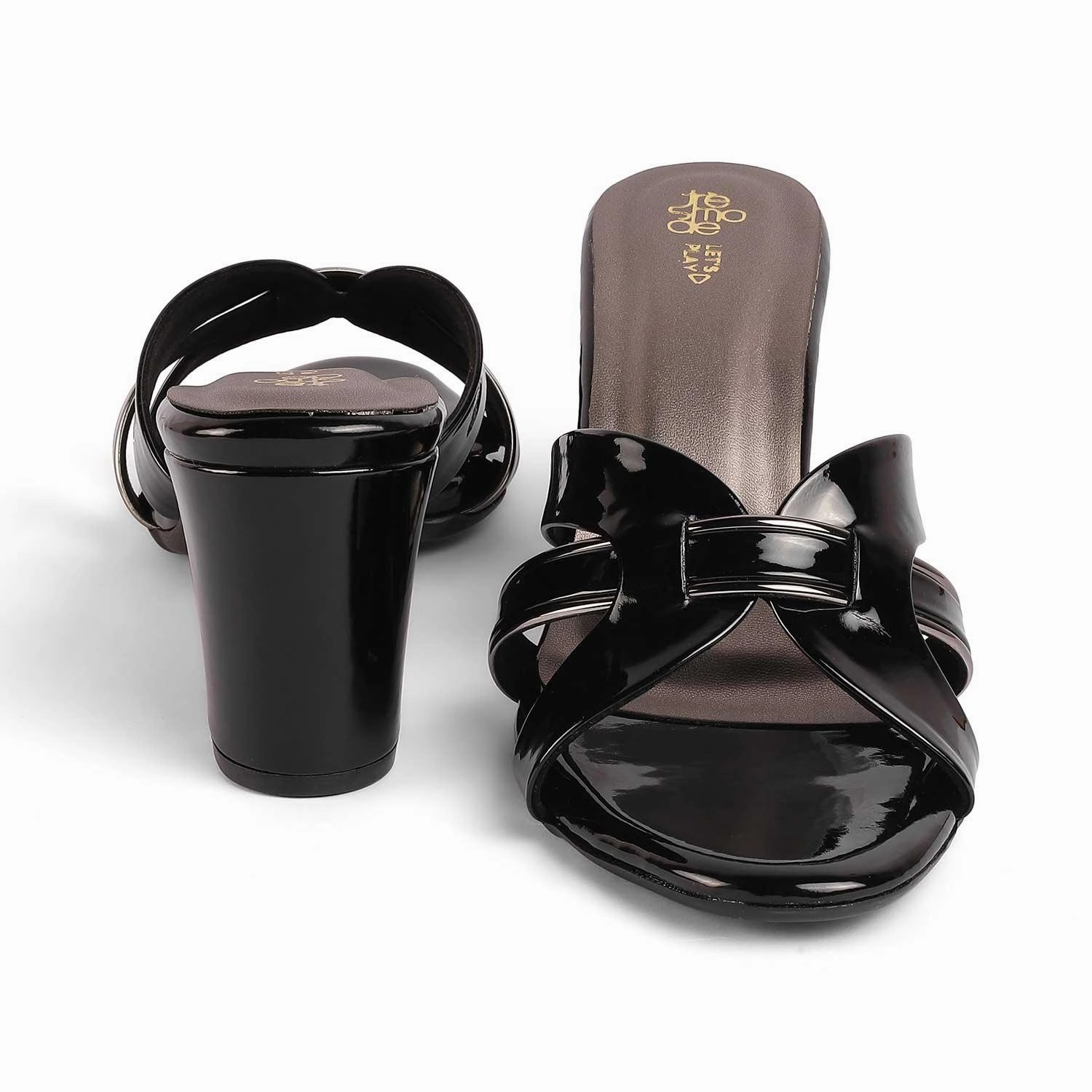 Camera Platform Sandals Tresmode Ceskomara Black Women's Dress Block Heel Sandals