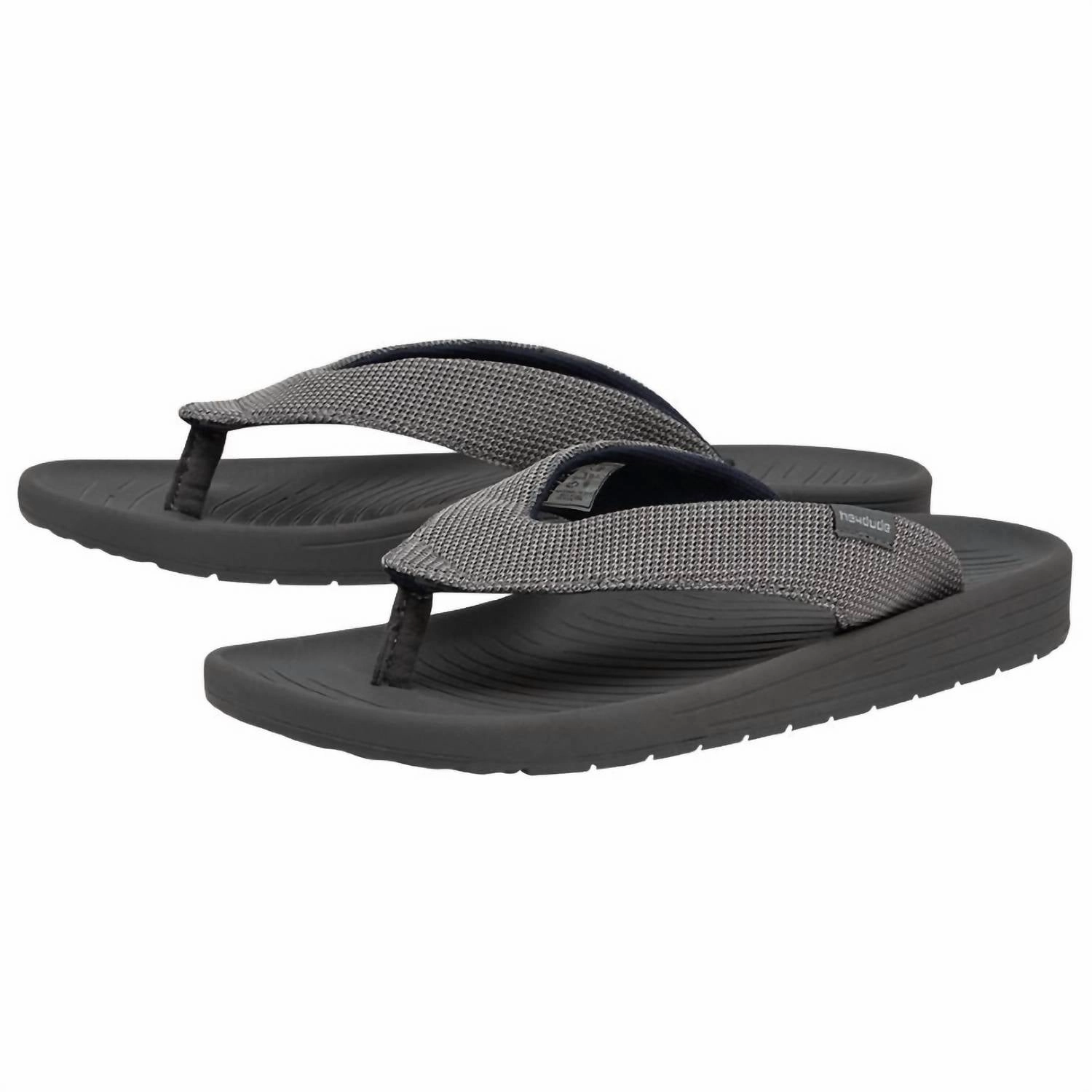 Men Milo Sandal In Grey Comfy Beach Flip Flops