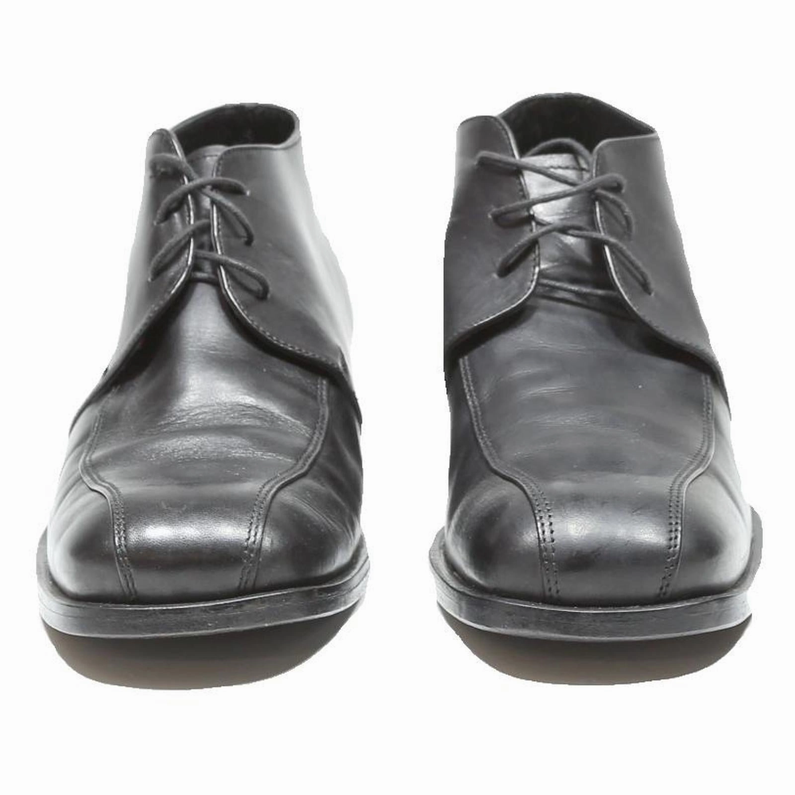 CREAGIANI SOPHIE Mens Classic Leather Ankle Boots Black UK 7.5 Formal Dress Fluevog Boots