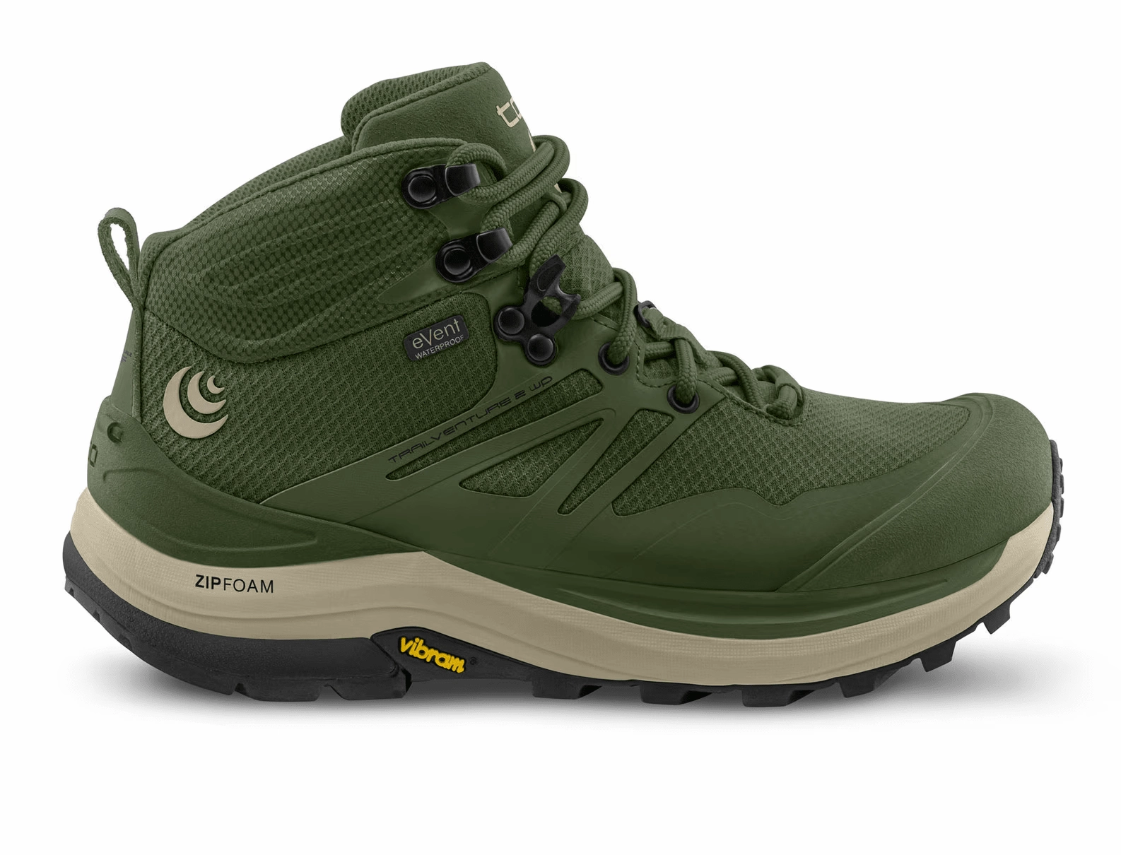 TOPO WOMENS TRAILVENTURE - OLIVE / TAN Best Hiking Boots For Long Distance