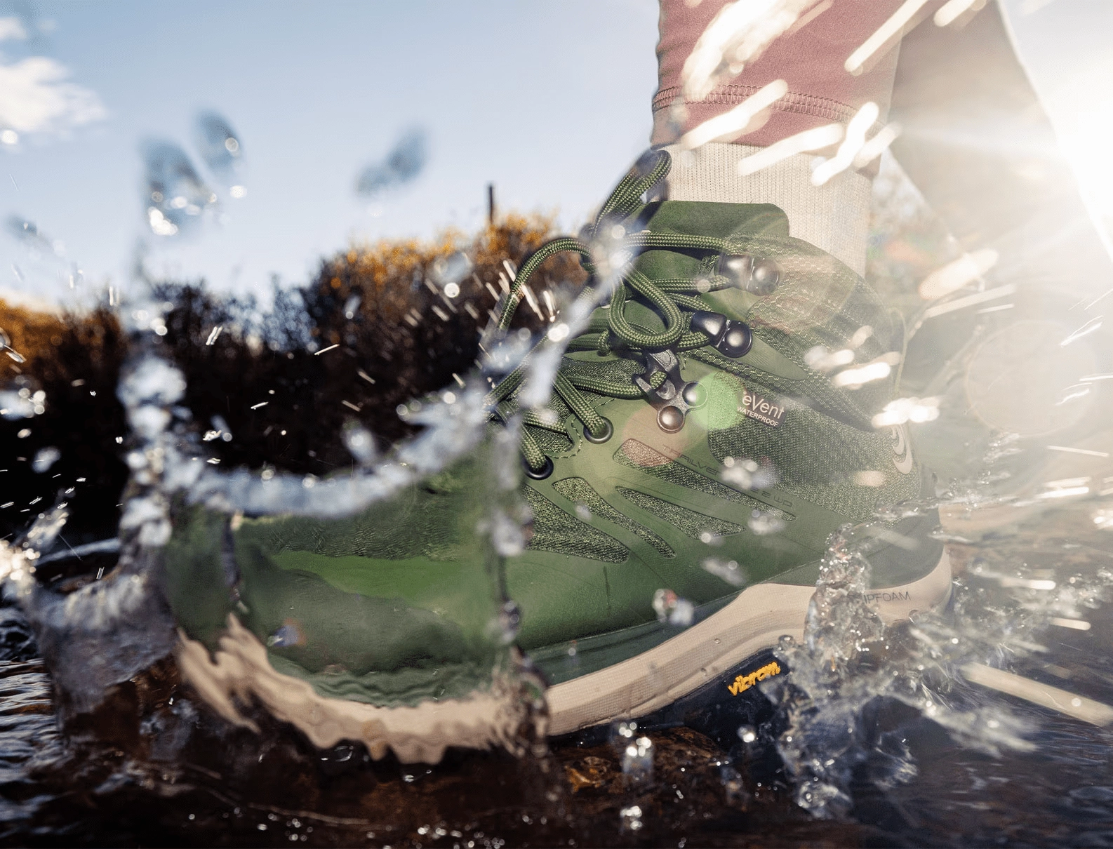 TOPO WOMENS TRAILVENTURE - OLIVE / TAN Hiking Boots Patagonia