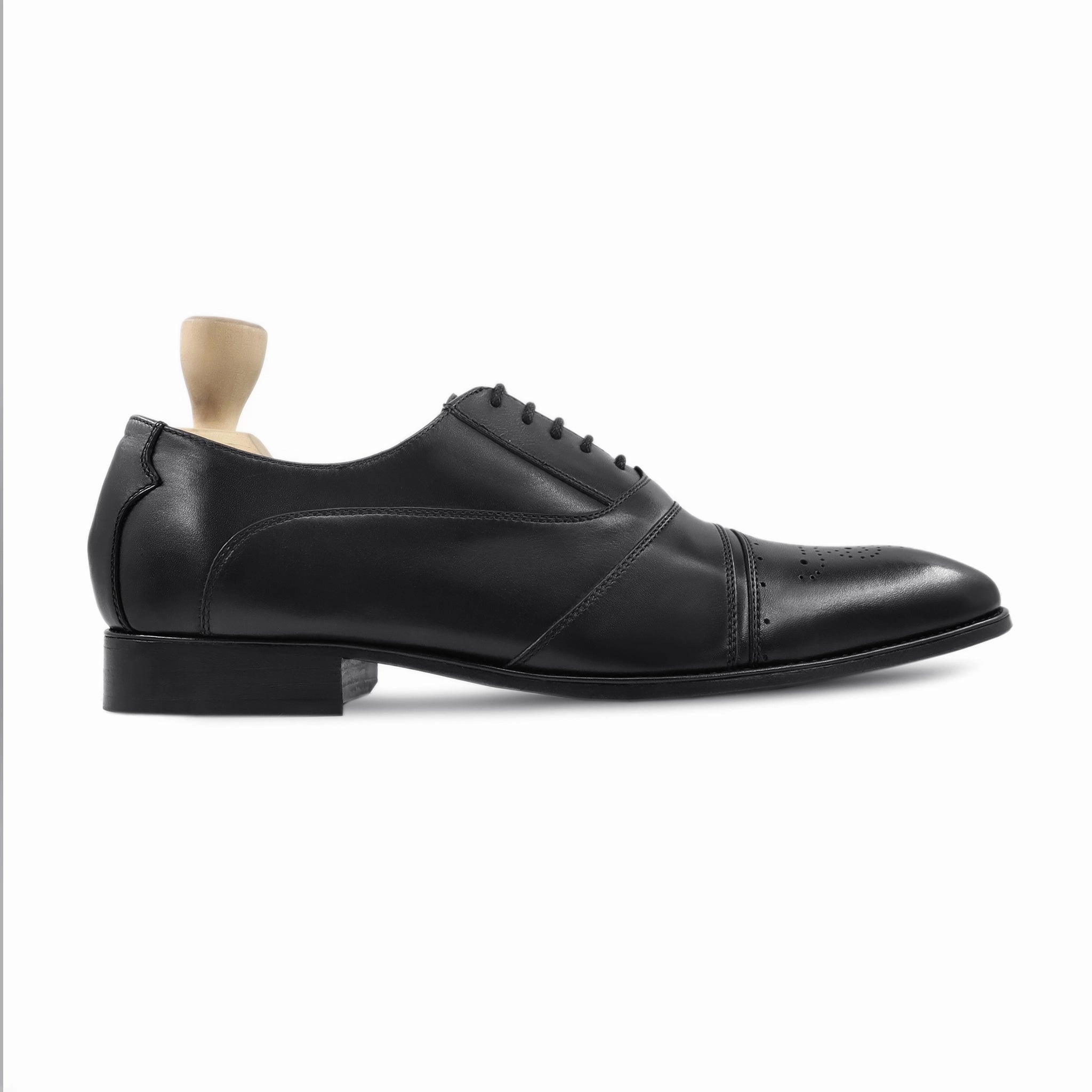 Danika - Men's Black Calf Leather Oxford Shoe Saddle Oxfords History