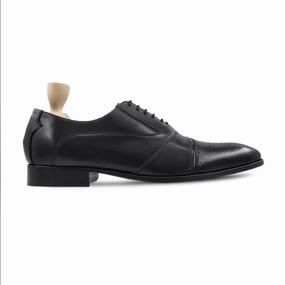 Long Sleeve Oxford Shirts Danika - Men's Black Calf Leather Oxford Shoe