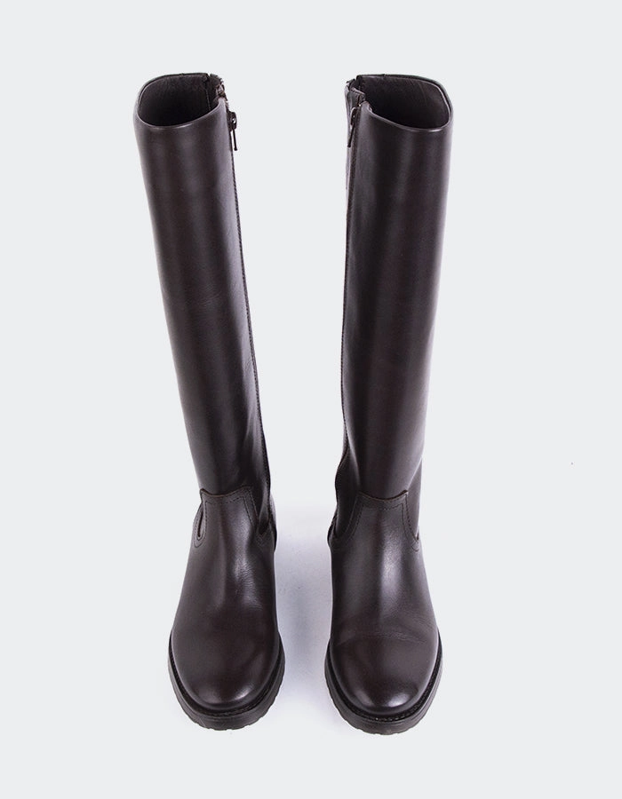 Delorre Brown Leather Female Snowboarding Boots