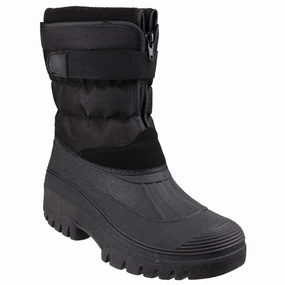 Airwalk Snow Boots Cotswold Chase Touch Fastening and Zip up Winter Boot