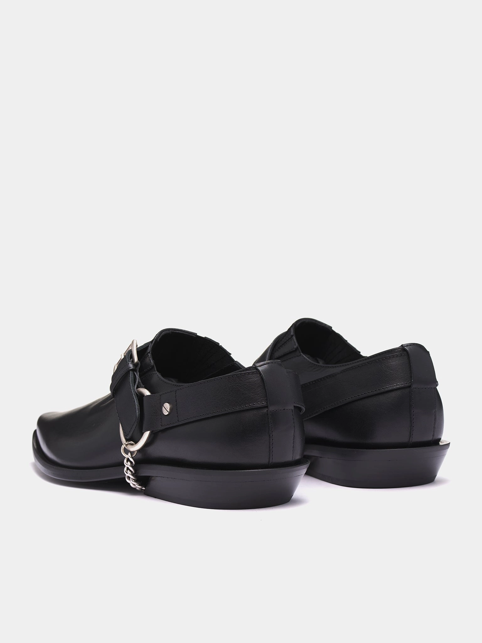 Danby Pointy Cowboy Boots (B0012914-LT164-BLACK) Navy Seal Boots