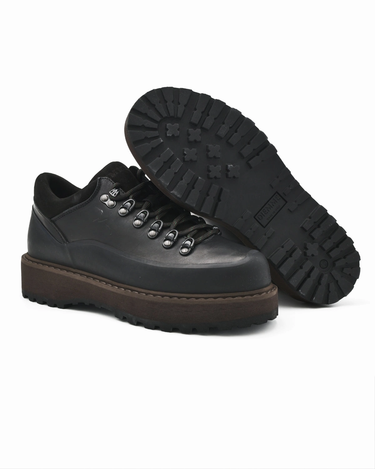 Chocorua Trail Mid Waterproof Hiking Boots Diemme Cornaro in Black Leather (Men's)