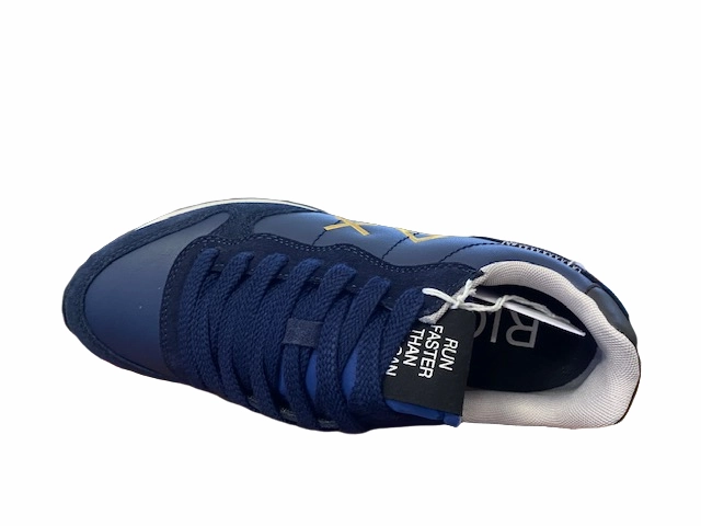 Sneakers 1992 Film Sun68 scarpa sneakers da uomo Tom Classic in pelle Z42104 07 blu