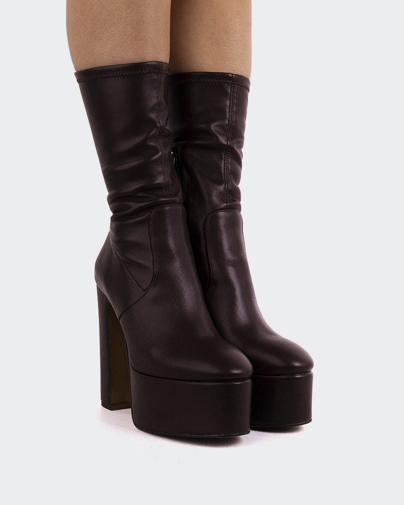 Fashion Chelsea Boots Men Dixie Brown Stretch