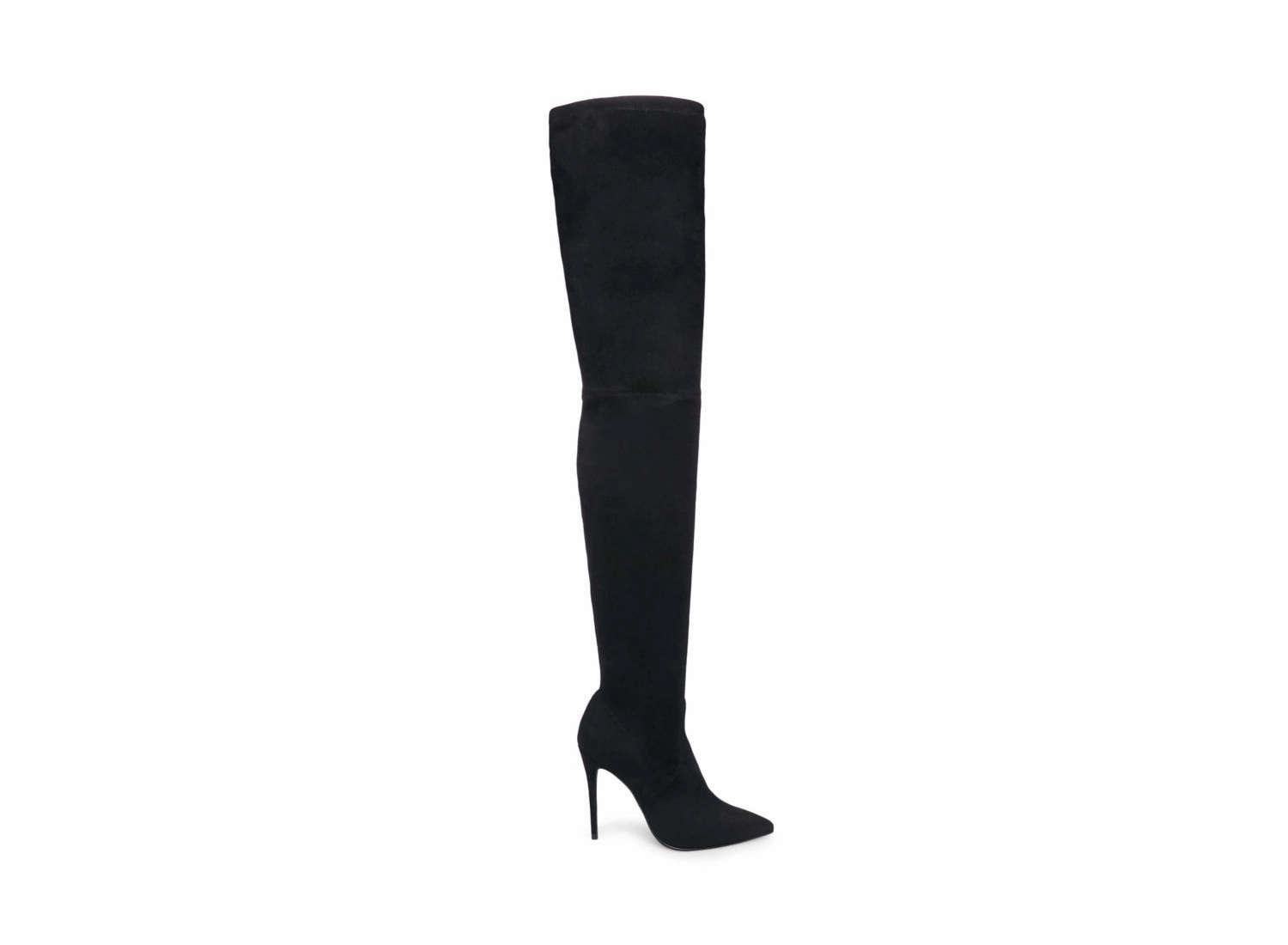 DOMINIQUE BLACK Chunky High Knee Boots