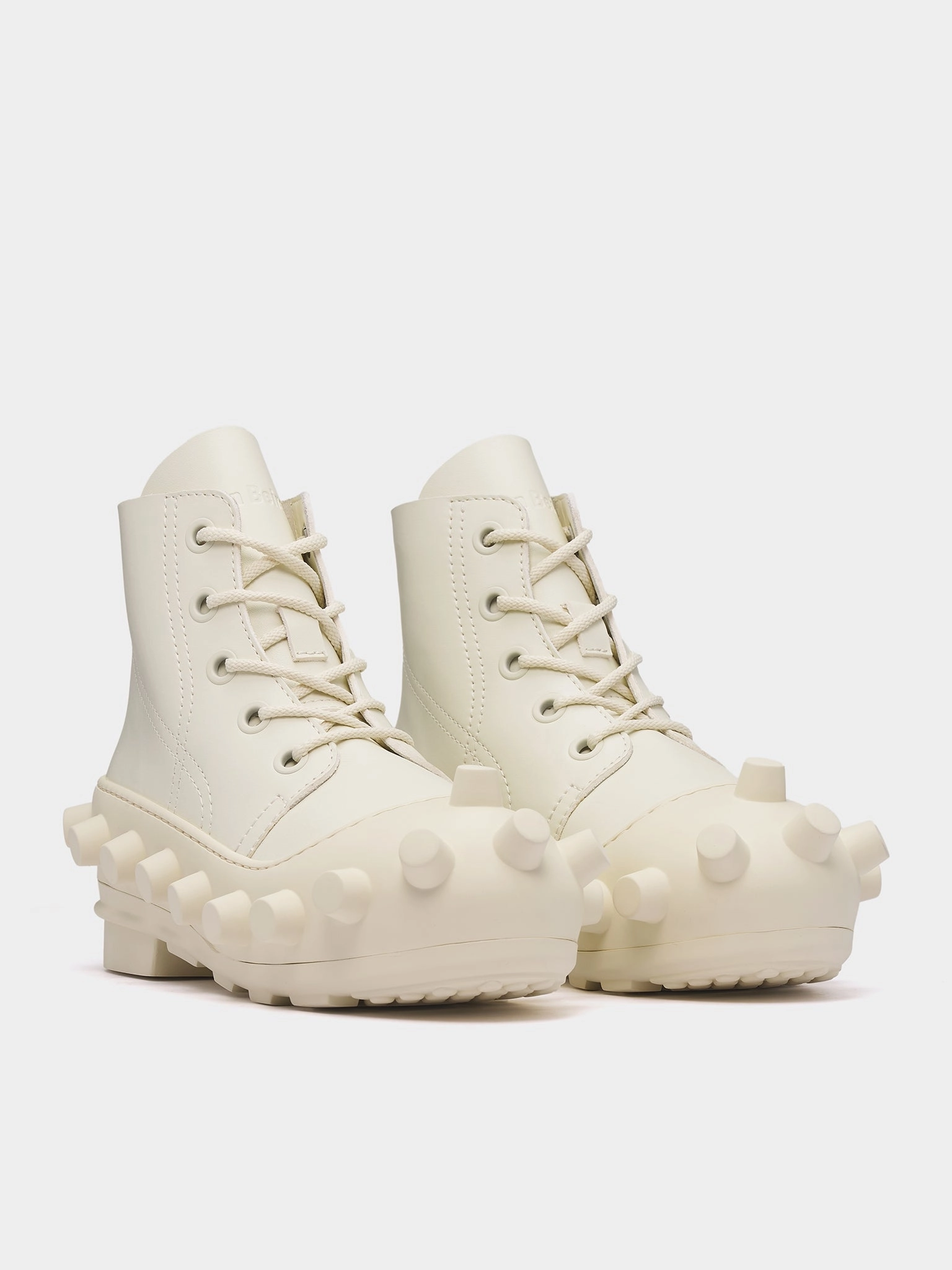 Silver Dress Boots Boom Boots (10009-COMB-I-MILK)