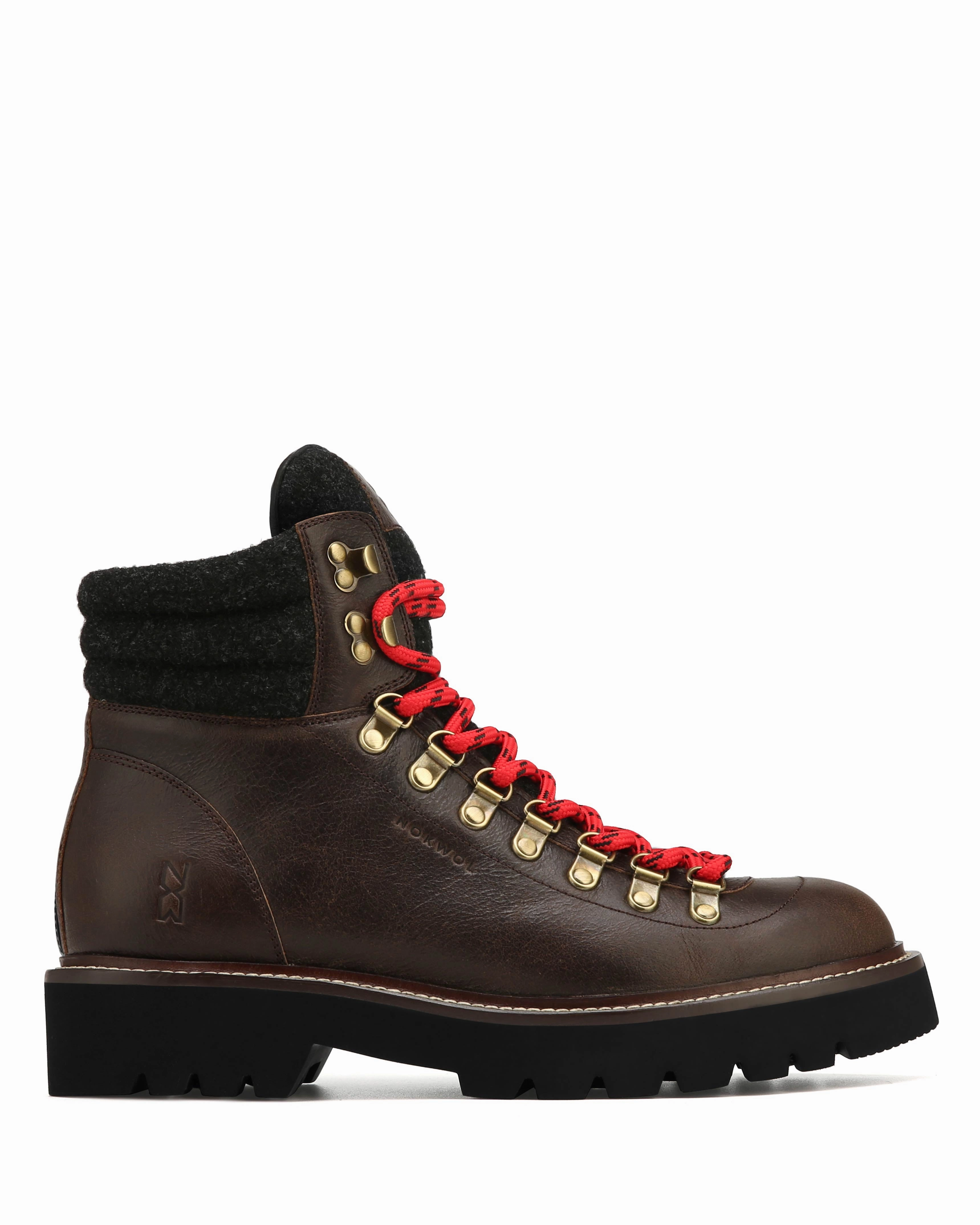 Comfort Hiking Boots Daze Leather Brown