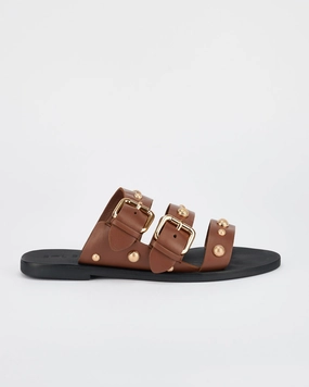 Waterproof Slide Sandals Hvar Slide Cocoa/Gold