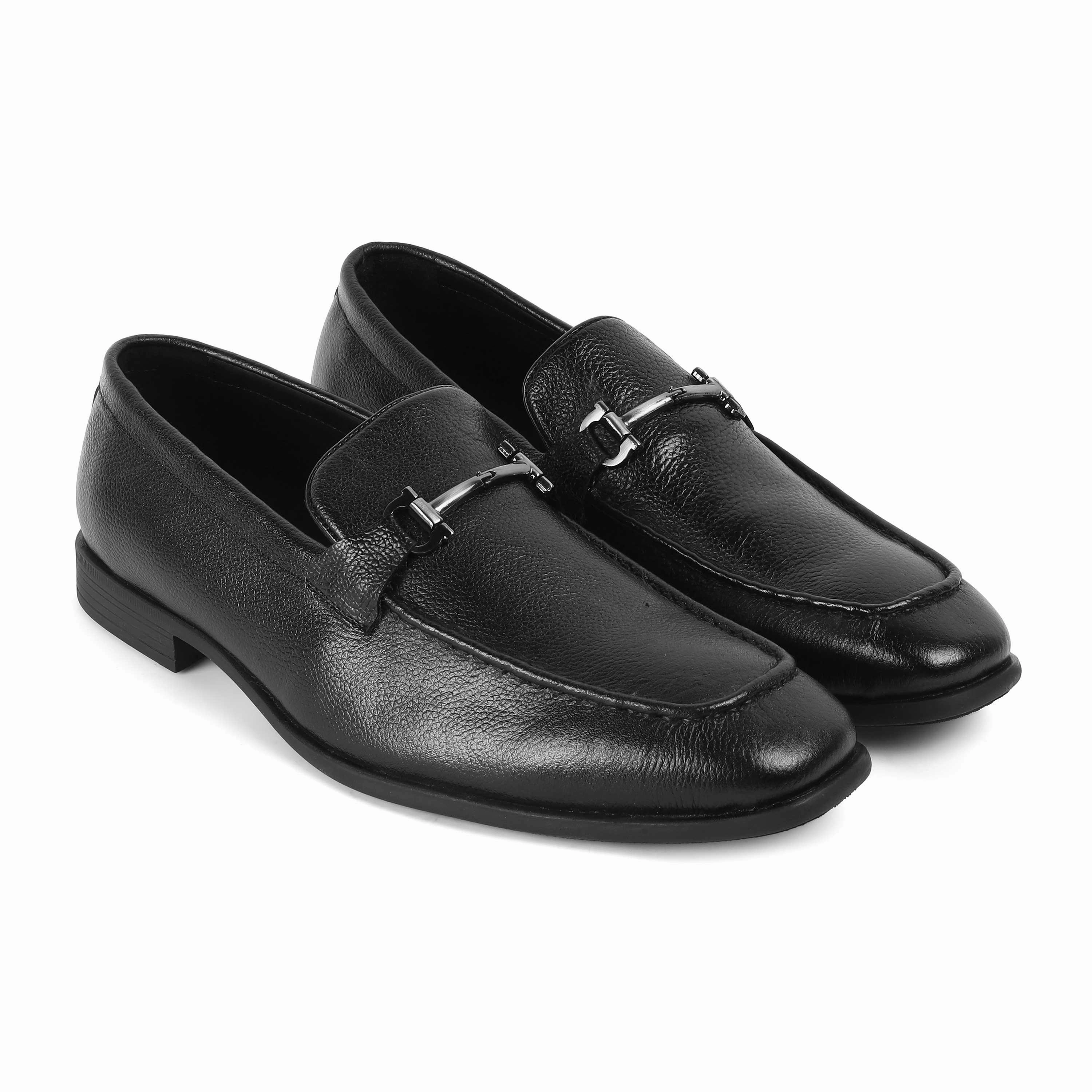 Tresmode Umac Black Men's Leather Loafers Loafers Sperry