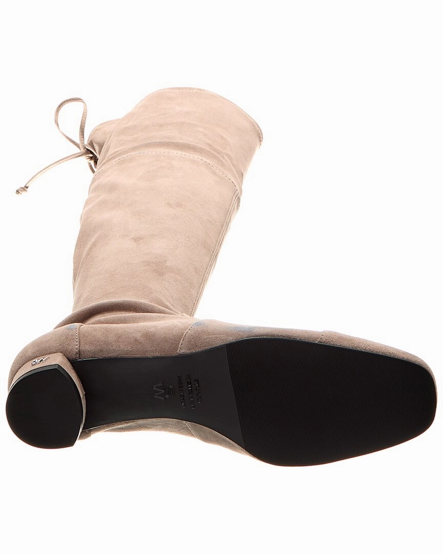 Havannah Knee High Stovepipe Dress Boots Stuart Weitzman Bridget City Suede Over-The-Knee Boot