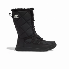 Sorel Women's Whitney II Tall Lace - Black Ortho Snow Boots