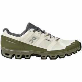 Men's On Cloudventure Waterproof, White/Fir, 12.5 D Medium Waterproof Shoes For Europe Travel