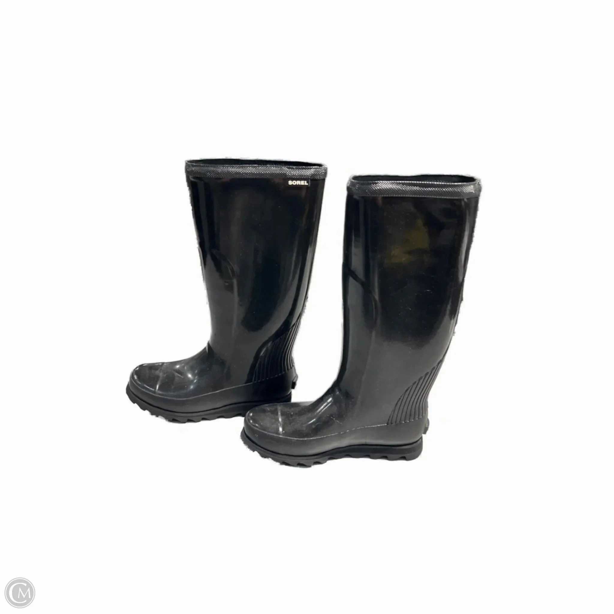 Boots Rain By Sorel In Black, Size: 8 Cheetah Rain Boots