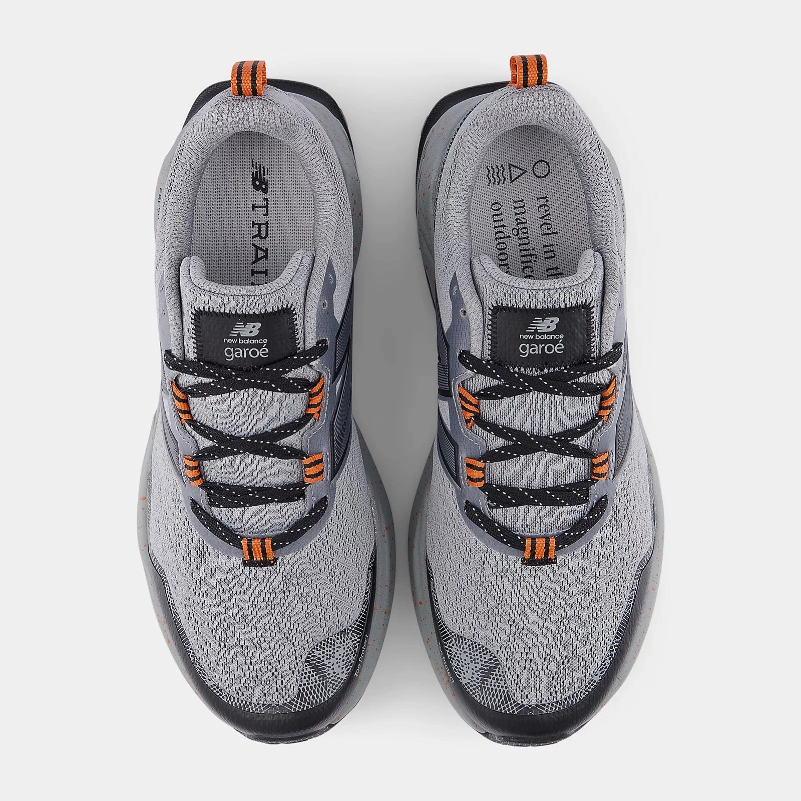 High Trail Waterproof Hiking Shoes New Balance Men's Garoe V2 Grey Running Trail Shoes