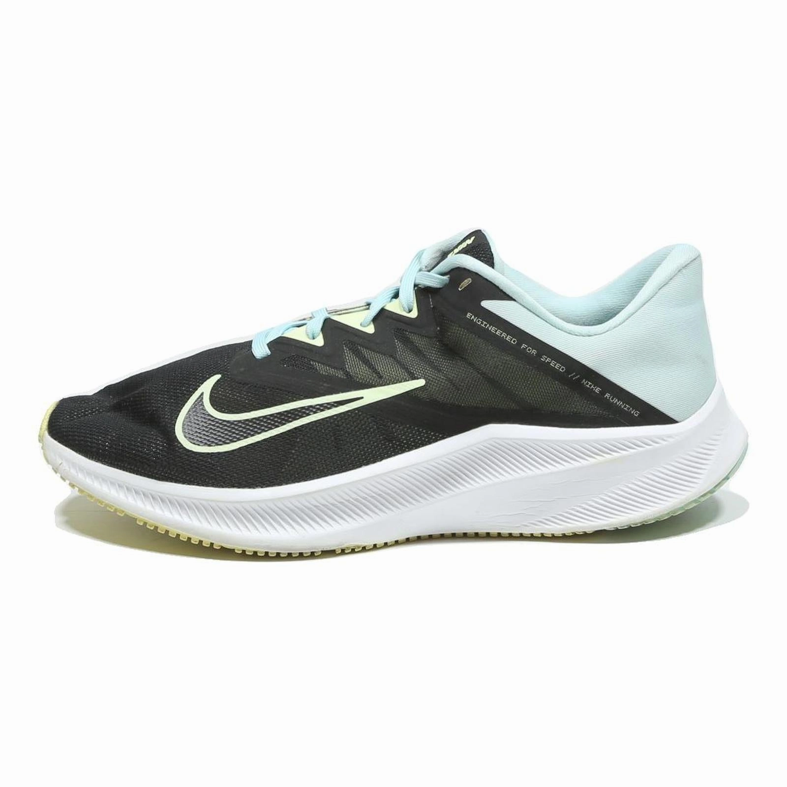 Nike Snakeskin Shoes NIKE Zoom Winflo 7 Womens Lightweight Running Shoes Black & Pastel Blue