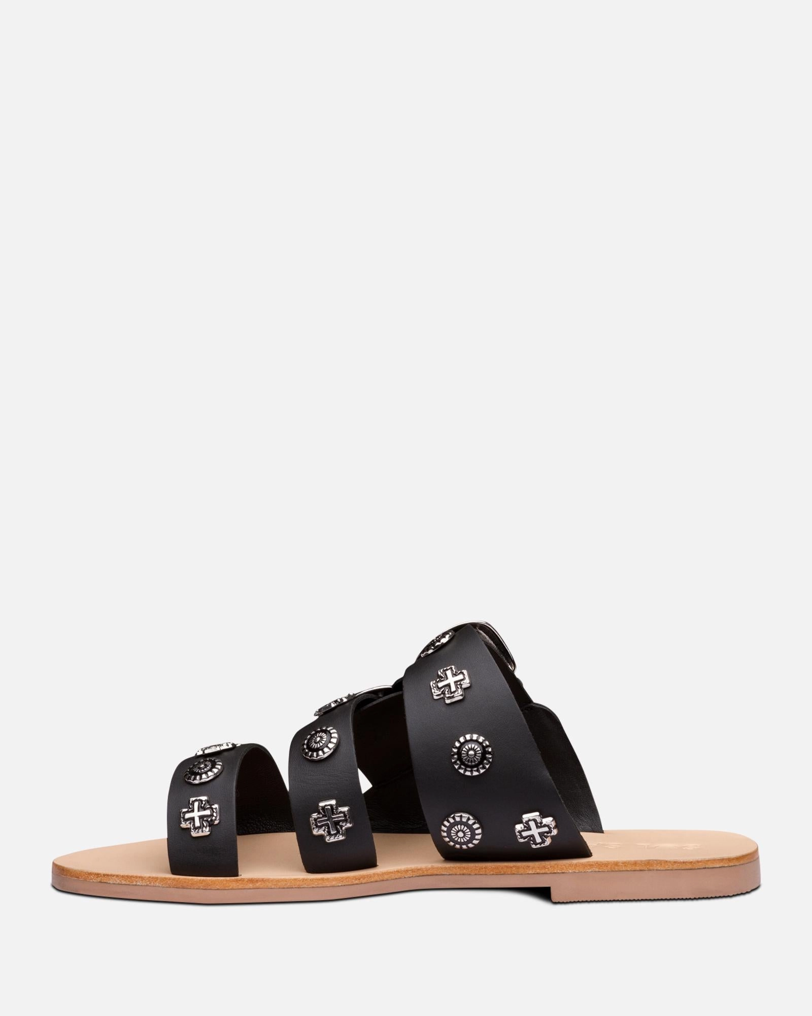 Washable Slippers Eastwood Slide Black/Blonde