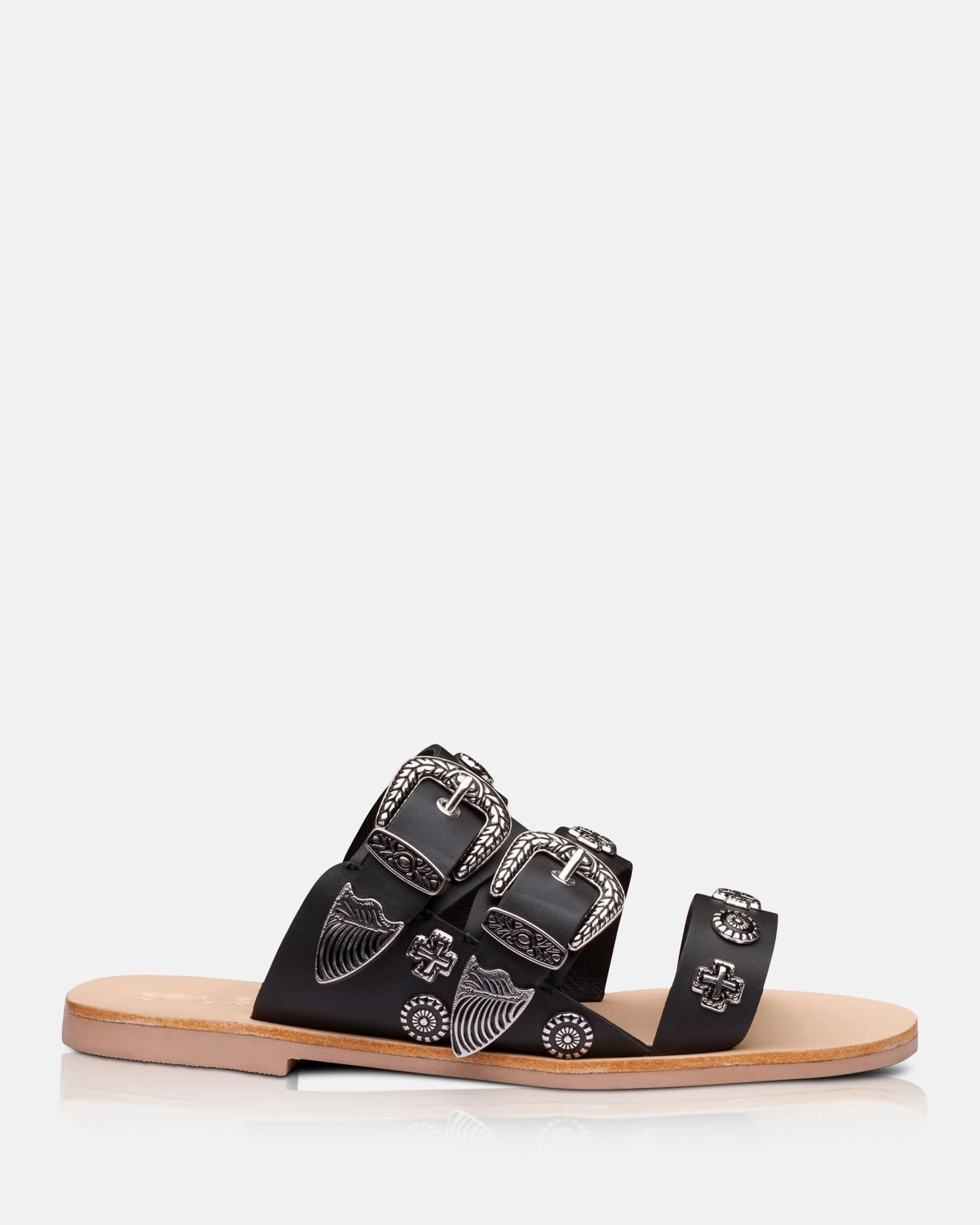 Simpson Slippers Eastwood Slide Black/Blonde