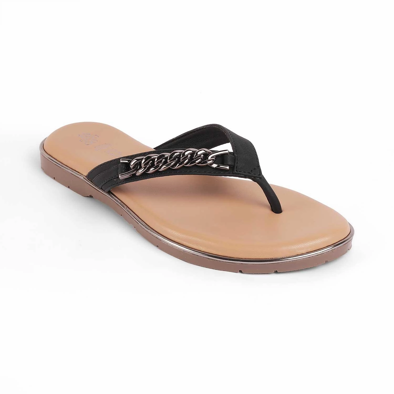 Mtb Flat Shoes Sale Tresmode Flachain Black Women's Dress Flats