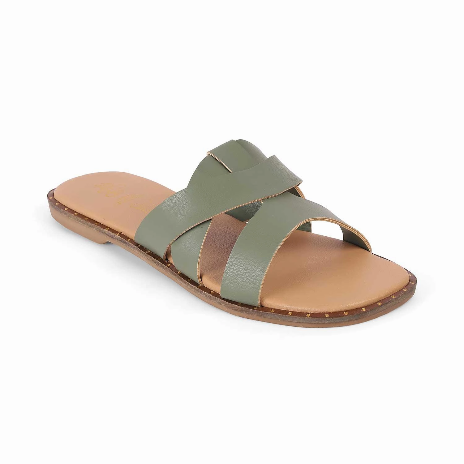 Flat Bottom Bike Shoes Tresmode Roja Green Women's Casual Flats