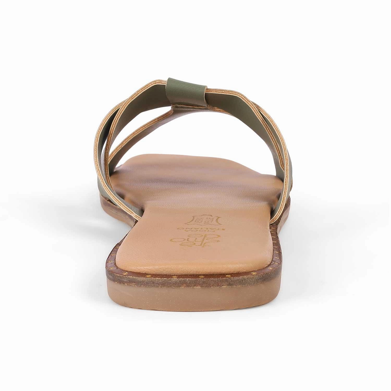 Bottom Shoes For Tresmode Roja Green Women's Casual Flats