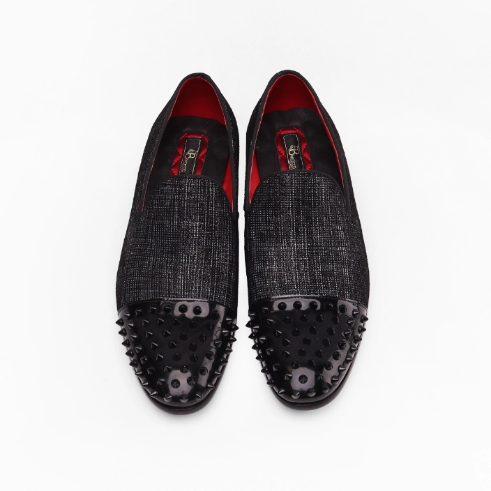 Suede Casual Loafers Easy Life BLACK