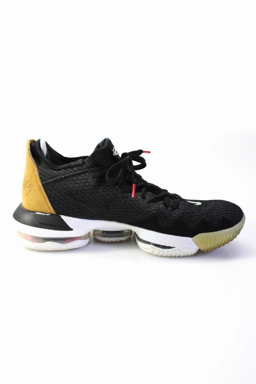 Nike Mens LeBron Suede Mesh Lace Up 16 Soundtrack Sneakers Black Nike Kd V Shoes