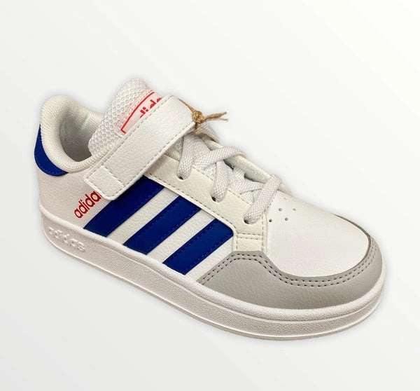 Adidas scarpa da ginnastica da bambino Breaknet C FZ0104 white-royal blue Friday Sale Sneakers