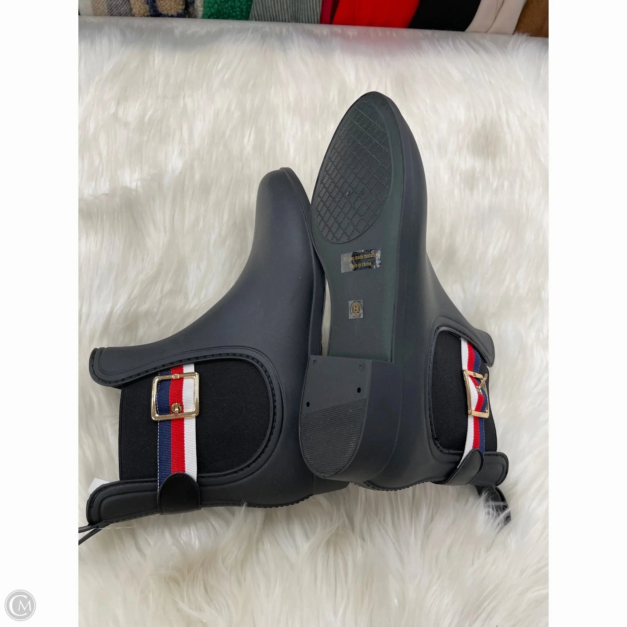 Hunter Rain Boots Size 8 Boots Rain By Clothes Mentor In Black, Size: 9