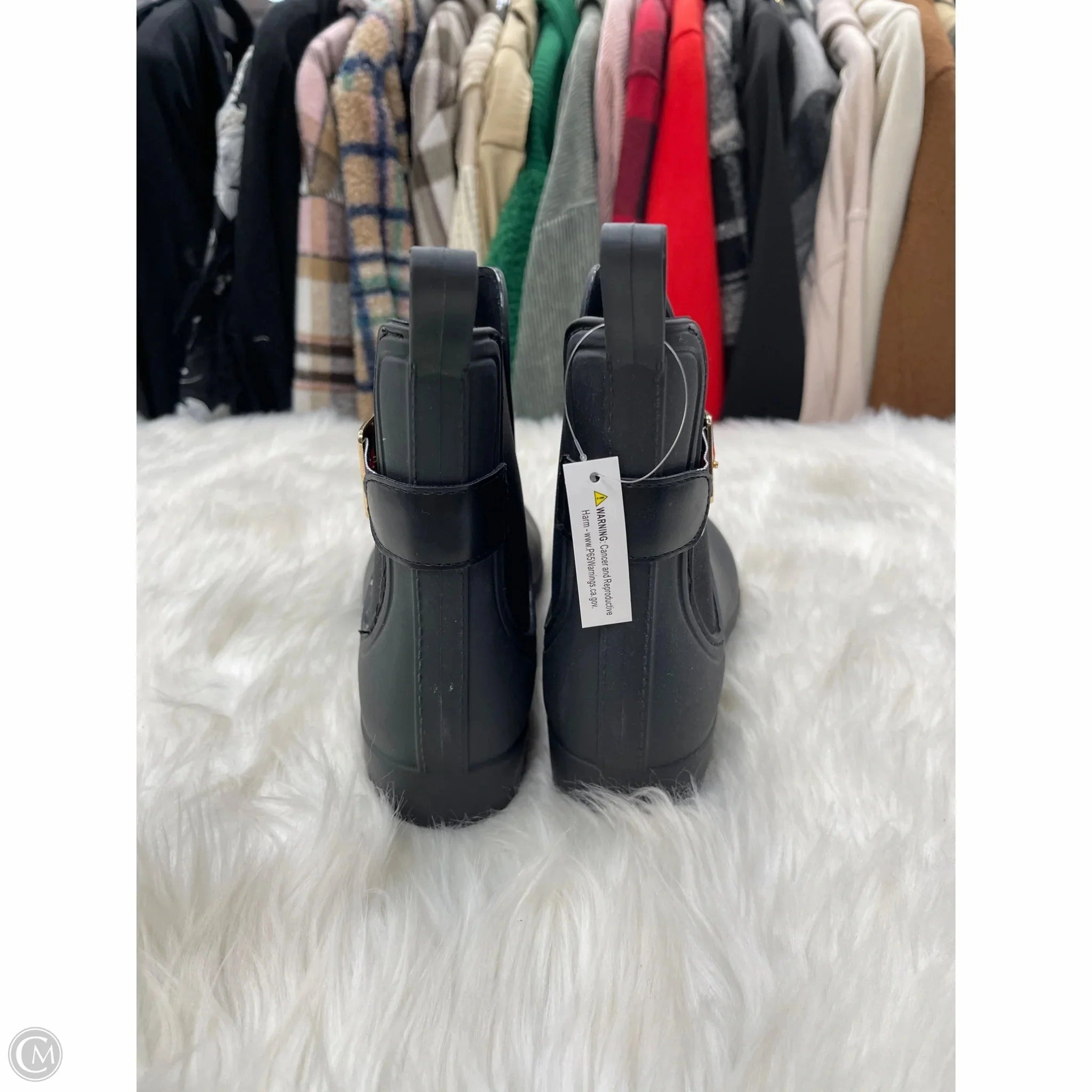 Campbell Rain Boots Boots Rain By Clothes Mentor In Black, Size: 9