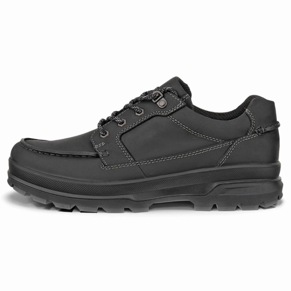 Terradora Waterproof Hiking Ecco Rugged Track Waterproof Black Nubuck Shoe (Men's)