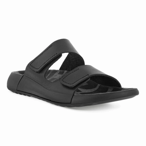 Flip Flops Pineapple Ecco Women's 2nd Cozmo Two Band Slide - Black