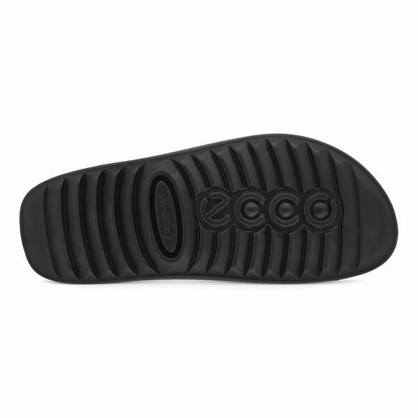 Changeable Flip Flops Ecco Women's 2nd Cozmo Two Band Slide - Black