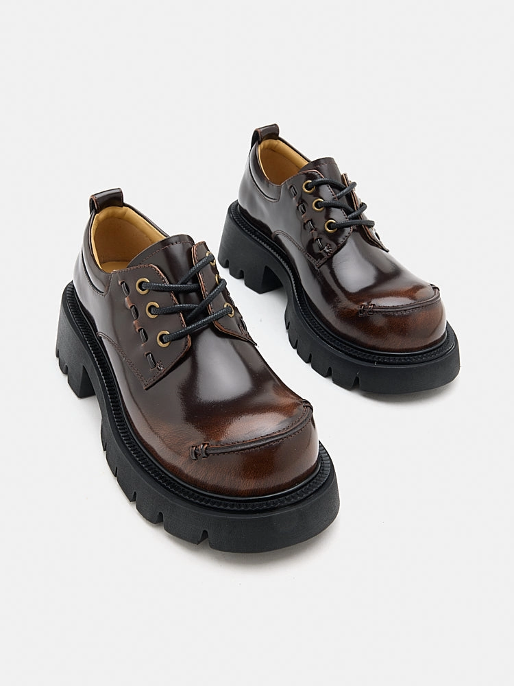 Socks With Loafers Edythe Chunky Lace-Up Loafers